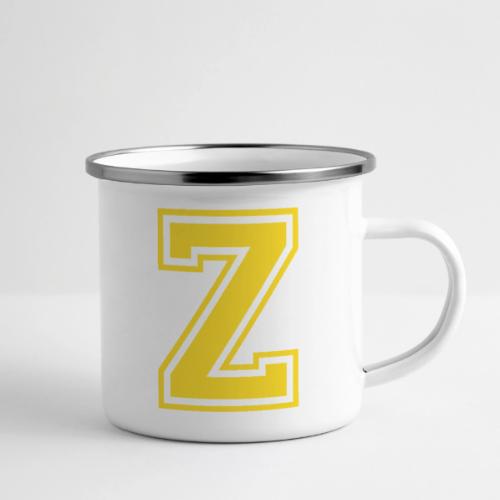 Letter Z – Capital Athletic Alphabet Monogram - Camper Mug