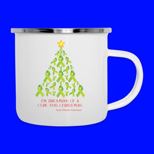 Lyme Free Christmas - White Edition - Camper Mug