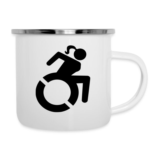 Wheelchair woman symbol. lady in wheelchair