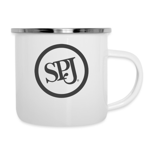 SPJ Charcoal Logo - Camper Mug