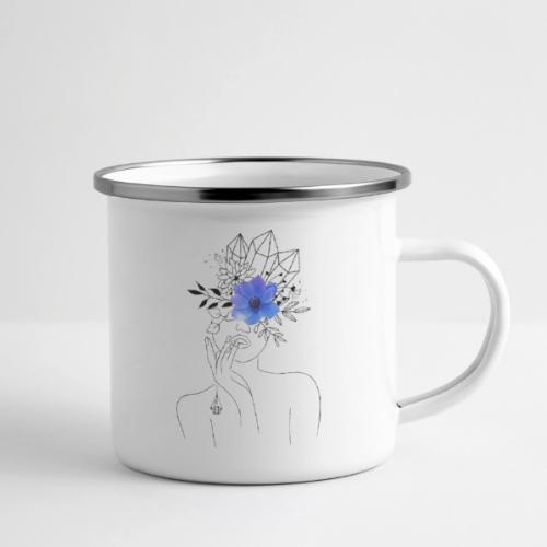 Third Eye Flower Goddess - Crystal Design - Camper Mug