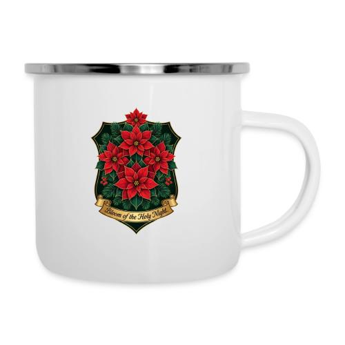 Poinsettia Crest T-Shirt - Camper Mug