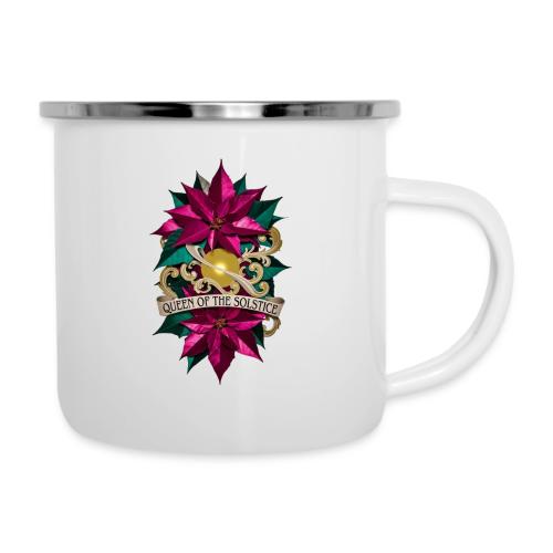 Queen of the Solstice Poinsettia T-Shirt - Camper Mug