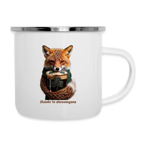Sly Emerald Fox Toast T-Shirt - Camper Mug