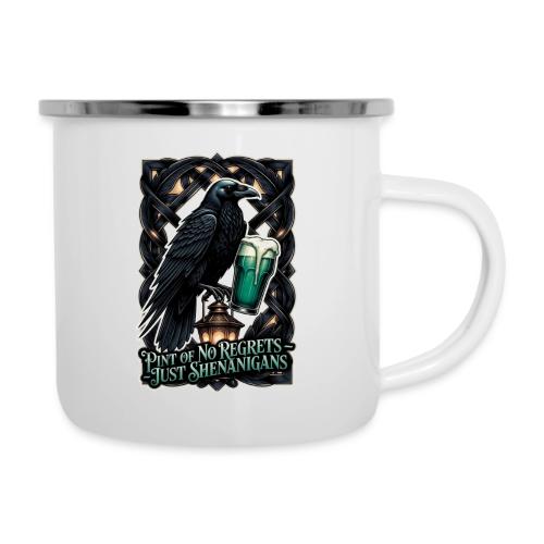 Sarcastic Raven Shenanigans Tee - Camper Mug