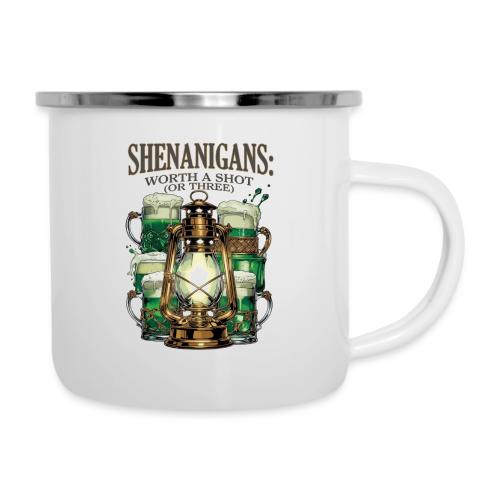 Worth a Shot Lantern Toast Graphic Tee - Camper Mug