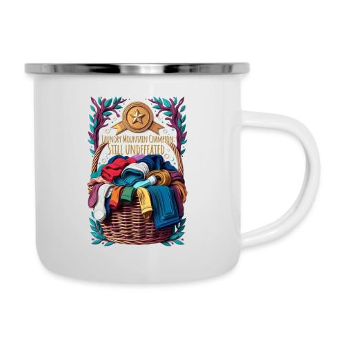 Laundry Mountain Champion Tee | Still Undefeated - Camper Mug