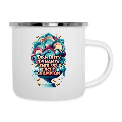 Dish Duty Dynamo T Shirt, Endless Cycle Champion - Camper Mug