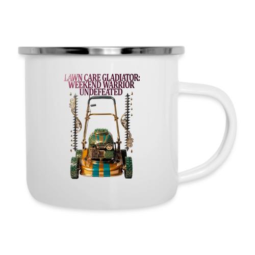 Lawn Care Gladiator T Shirt - Camper Mug