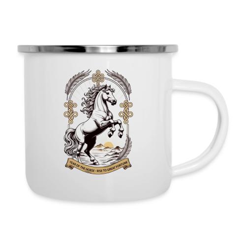Year of the Horse Rearing T Shirt, Lunar New Year - Camper Mug