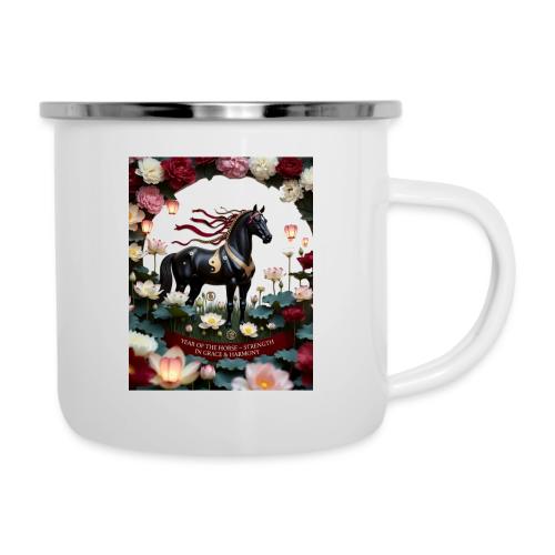 Year of the Horse Harmony T Shirt, Lunar New Year - Camper Mug