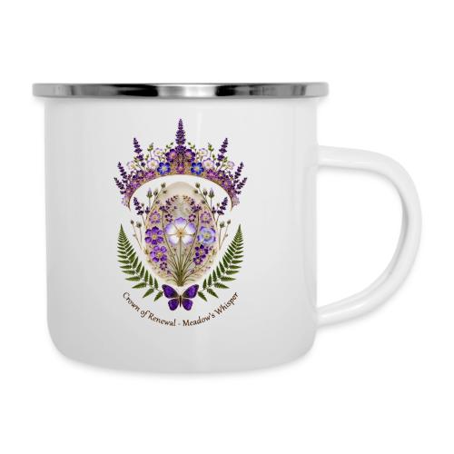 Spring Meadow Crown Tee, Cottagecore Renewal Gift - Camper Mug