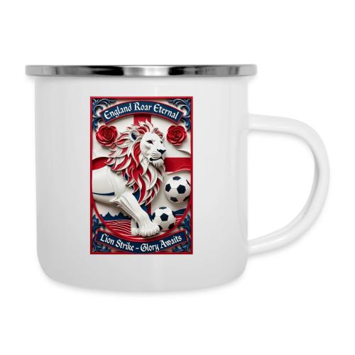 England Lion Soccer T Shirt, Football Pride Gift - Camper Mug