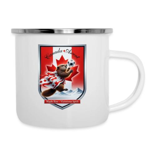Canada Beaver Ascent T-Shirt, Canadian Pride Gift - Camper Mug