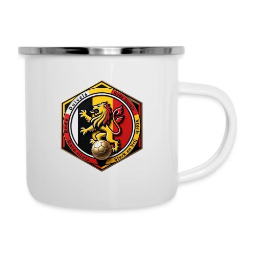 Belgium Lion Valor T-Shirt, Belgian Pride Gift - Camper Mug