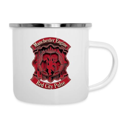 Red Manchester T Shirt, Red Soccer City Pride Gift - Camper Mug