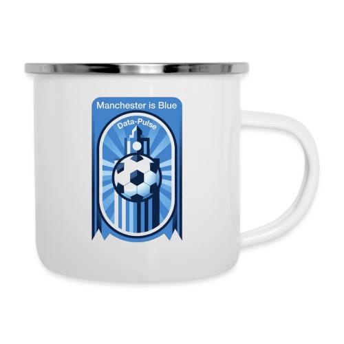 Manchester is Blue Soccer City T Shirt, Apparel - Camper Mug