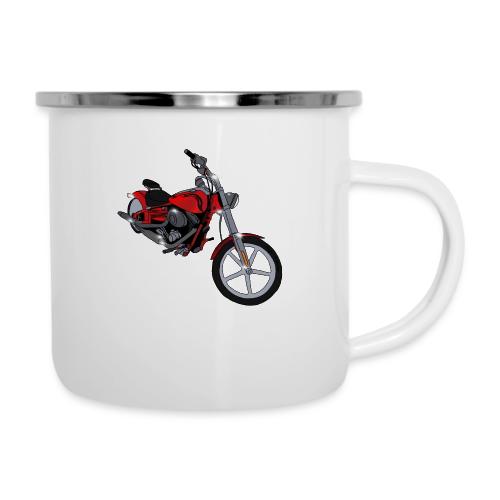 Motorcycle red - Camper Mug