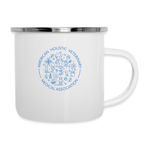 AHVMA SwagLogo rev01a Blue - Camper Mug
