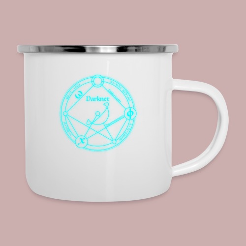 darknet logo cyan - Camper Mug