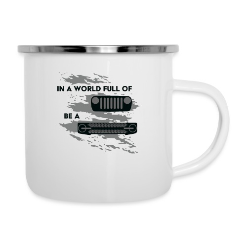In a world full of Jeeps be a Bronco - Camper Mug
