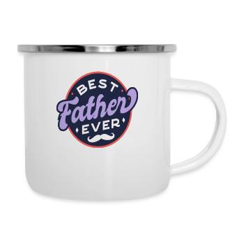 Best Father Ever With Moustache Father s Day Gift - Camper Mug - white - Right