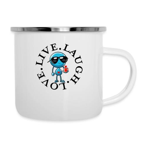 Circle Remember to live laugh love - Camper Mug