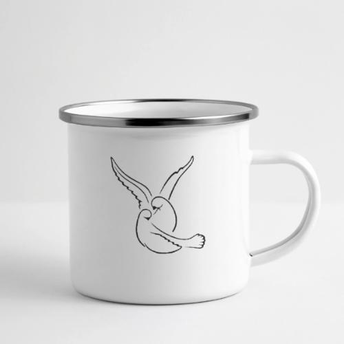 EMBRACED_TURTLEDOVES - Camper Mug