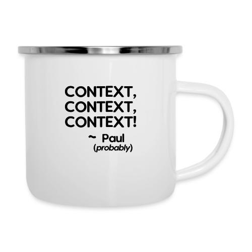 Context, Context, Context! - Camper Mug