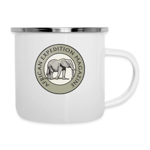 African Expedition Magazine Logo - Camper Mug