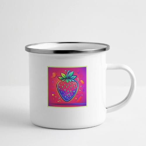 Neon Strawberry Pop - Camper Mug