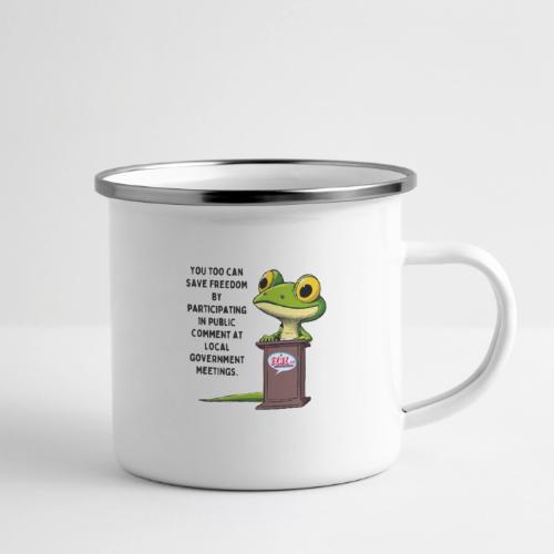 Public Comment Lizard Design - Camper Mug