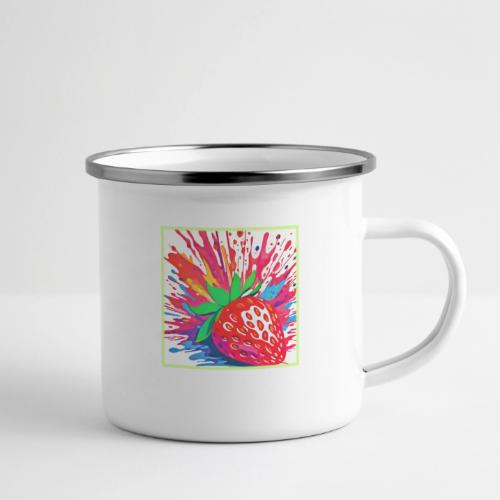 Splatter Strawberry Splash - Camper Mug