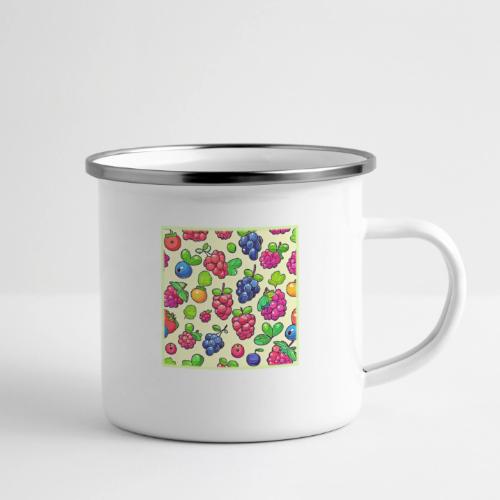 Berry Fruit Pattern Design - Camper Mug