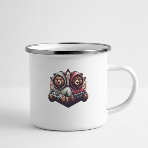 2 grizzlies gamer bears - Camper Mug