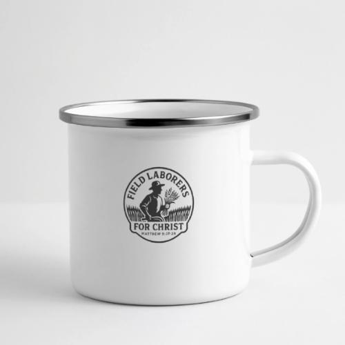 Field Labor Matt 9 37 Big background - Camper Mug