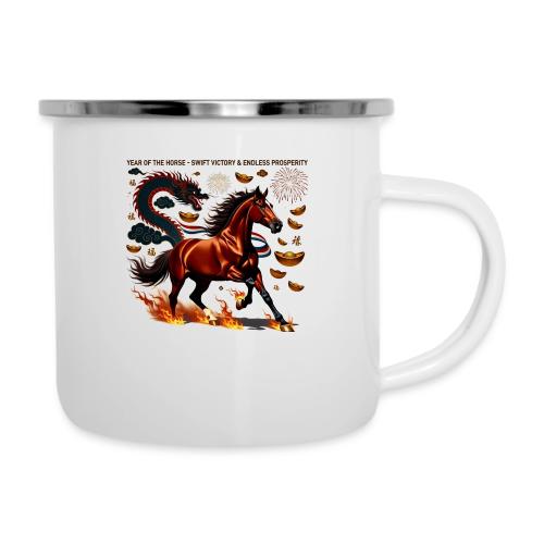 Year of the Horse Victory T Shirt, Lunar New Year - Camper Mug