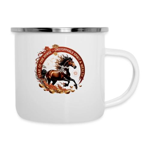 Year of the Horse Fiery Spirit T Shirt, Lunar New - Camper Mug