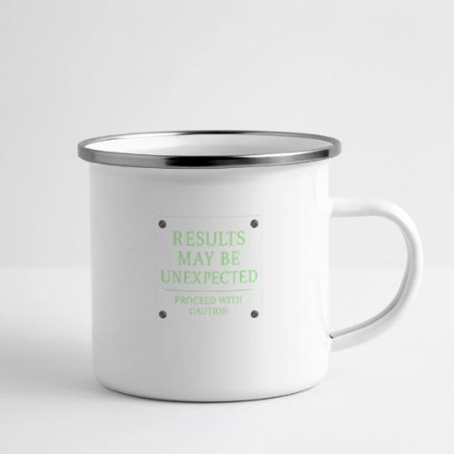 Results May Be Unexpected - Neon Green - Camper Mug