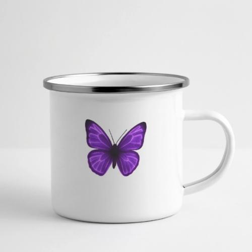 Neon Purple Butterfly - Camper Mug