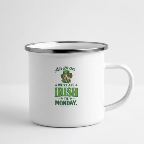 St. Patrick’s Day Dog T-Shirt – We’re All Irish - Camper Mug