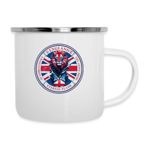 England Lion Emblem T Shirt, Flag Pride Gift - Camper Mug