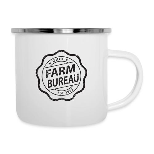 Black Distressed Logo - Camper Mug