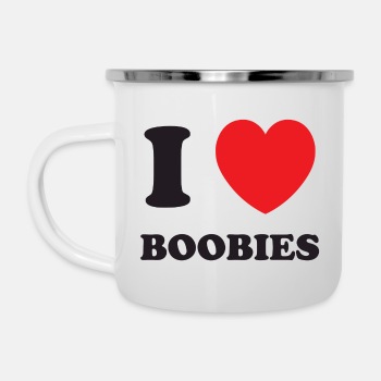 I love boobies - Camper Mug