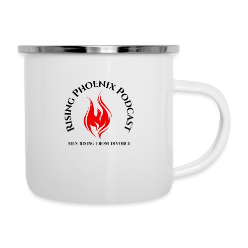 Front (Rising Phoenix-Black) _ Back (Red Phoenix) - Camper Mug