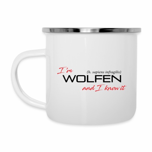 Wolfen Attitude on Light - Camper Mug