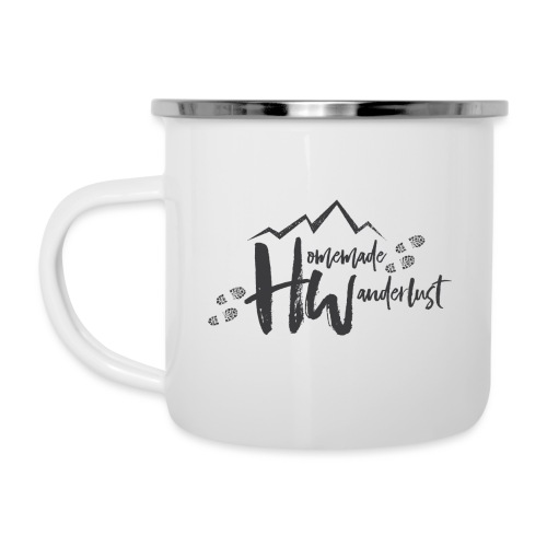 Homemade Wanderlust Black Logo - Camper Mug