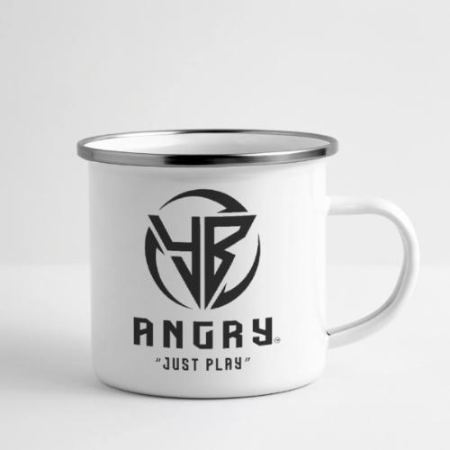 YBAngry Badge of Peace White Just Play - Camper Mug
