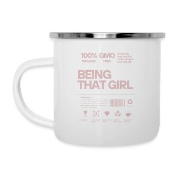 Being That Girl (HER Label Tee) - Camper Mug - white - Left