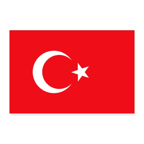 Turkey Flag - Poster 36x24